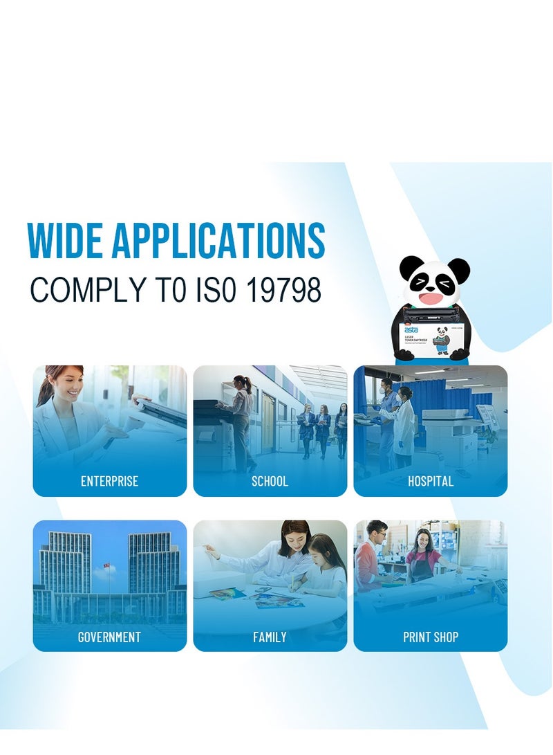 استا حبر ASTA W2071A 117A 178nw 179fnw متوافق مع طابعة ليزر ملونة 150a W 2071 117 A 178 179 150 nw fnw سماوي C خرطوشة حبر Laserjet pr Office مستهلك استبدال عالي الجودة - Image 4